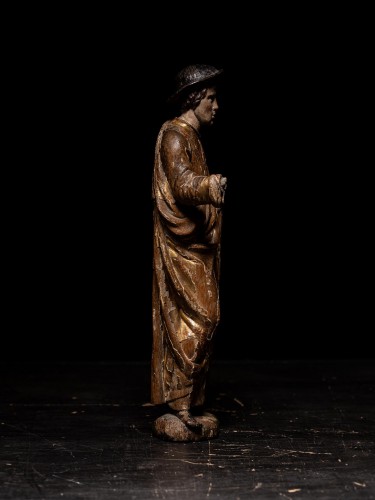 Statue polychrome représentant saint Alexis d’Édesse – École flamande - Spectandum