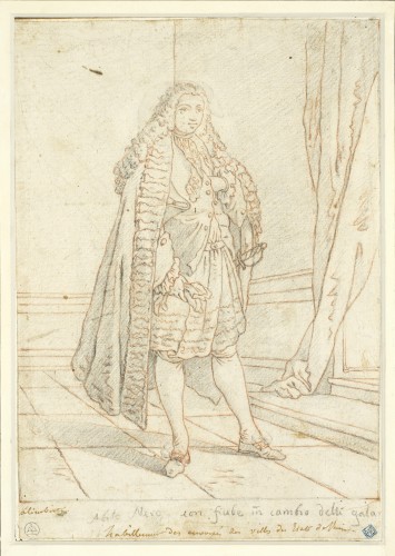 Costume of an envoy of the States of Venice, by Francesco Galimberti