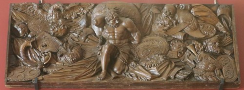 Antiquités - Hercules carrying the World , a sculpture after Annibale Carracci&#039;s fresco
