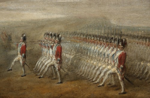 Le Défilé des Suisses (The Parade of the Swiss Guards) - Gabriel de Saint-Aubin (1724 – 1780) - Louis XV