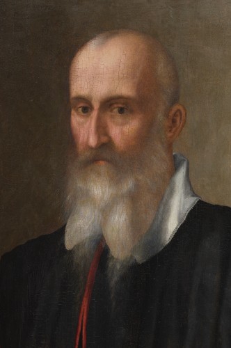 Antiquités - Portrait présumé du sénateur Bartolomeo Panciatichi par Santi di Tito (1536 - 1603)