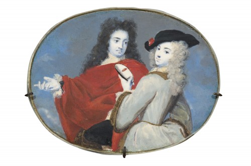 Portrait de Joseph Smith et de Catherine Tofts en Thalie par Rosalba Carriera
