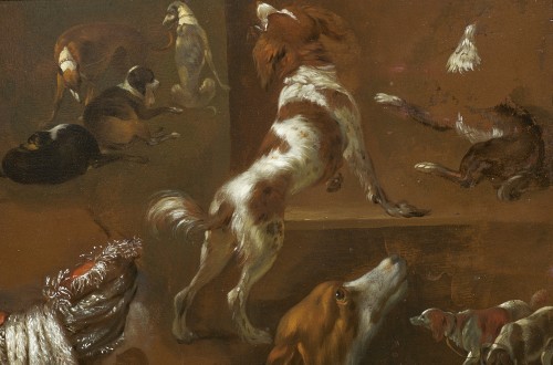  - Dix études de chien et une étude d’étole, attribué à Jan Weenix (1641-1719)