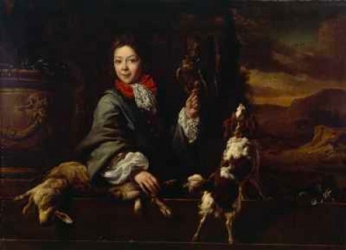 Antiquités - Dix études de chien et une étude d’étole, attribué à Jan Weenix (1641-1719)