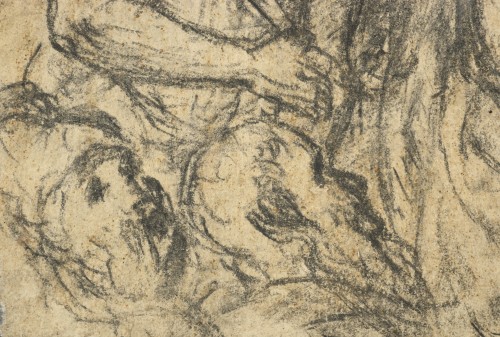 Tableaux et dessins Dessin, Aquarelle & Pastel - Le Christ devant Hérode, un dessin de l'Ecole de Titien