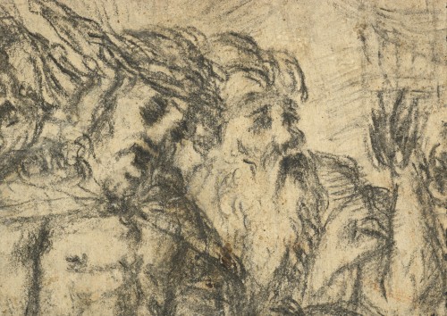 Le Christ devant Hérode, un dessin de l'Ecole de Titien - Renaissance