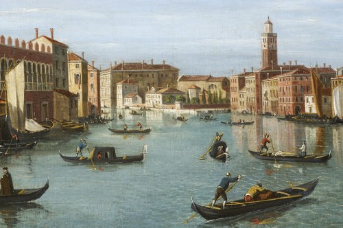 View of the Grand Canal by William James, the English follower of Canaletto - 