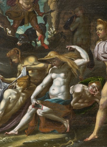 XVIIe siècle - Diane et Actéon, un tableau maniériste inspiré par le tableau d'Heintz l'Ancien
