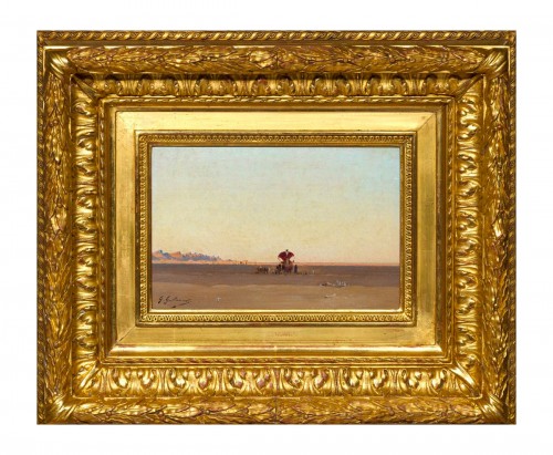Caravan in the Desert, Gustave Guillaumet (1840 -1887)