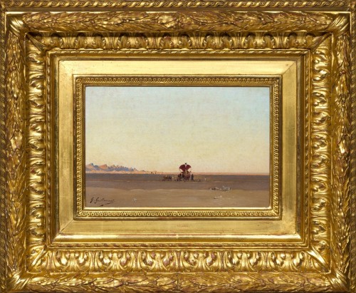 Antiquités - Caravan in the Desert, Gustave Guillaumet (1840 -1887)