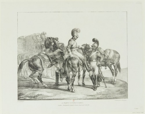 Antiquités - Double-sided Horse Studies by Théodore Géricault (1791-1924)