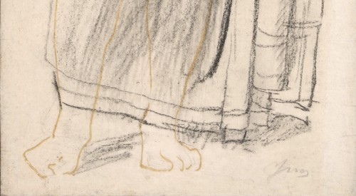 Astrée, une étude de Jean-Dominique Ingres pour la fresque de L'âge d'or à Dampierre - Stéphane Renard Fine Art