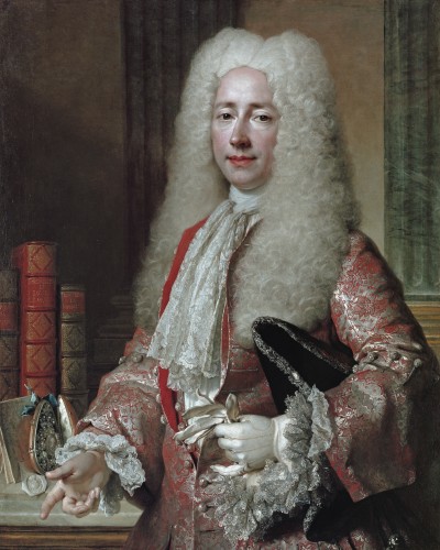 Antiquités - Portrait of Monsieur Aubert by Nicolas de Largillière (1656-1746)