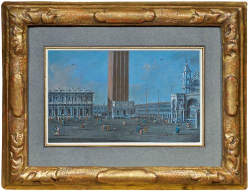 View of Piazza San Marco - Giacomo Guardi (Venice 1764 - 1835)