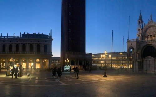 View of Piazza San Marco - Giacomo Guardi (Venice 1764 - 1835) - 