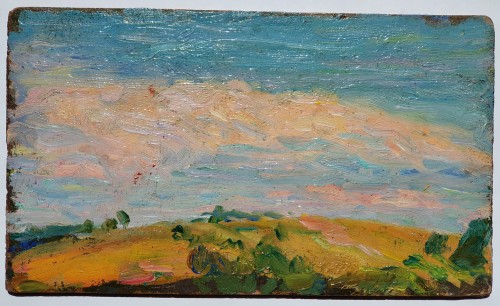 Two Studies of Cloud  by Henri Martin