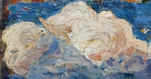 Paintings & Drawings  - Two Studies of Cloud  by Henri Martin
