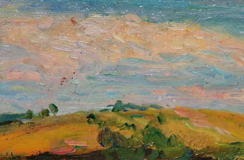 Two Studies of Cloud  by Henri Martin - 