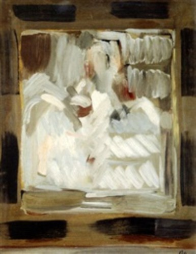 Antiquités - Infanta, Study Number 6, a 1960 painting by Fermin Aguayo after Velázquez