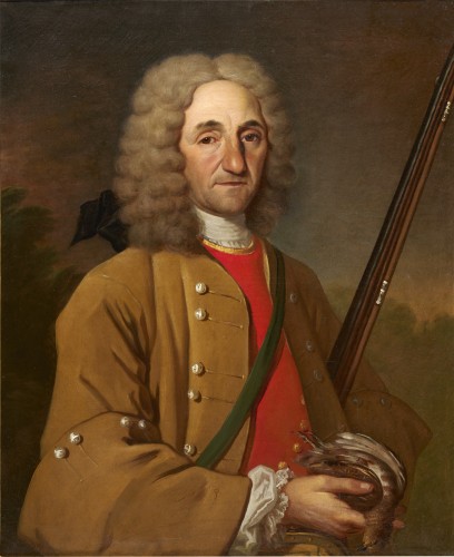 Paintings & Drawings  - Portrait of Julien Prieur the bailiff of the Marquis d&#039;Armentières as a Hun