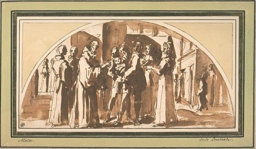 17th century - Allegory of the Treaty of Angoulême attributed to Donato Mascagni