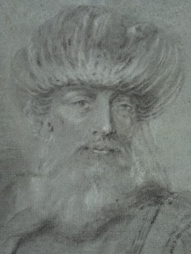 Paintings & Drawings  - Portrait of an Ottoman Dignitary by Giuseppe Nogari  (c. 1760)