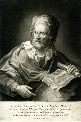 Portrait of an Ottoman Dignitary by Giuseppe Nogari  (c. 1760) - 