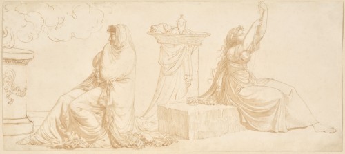A drawing by Jean-Pierre Péquignot, Girodet's friend