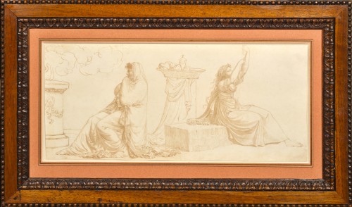 A drawing by Jean-Pierre Péquignot, Girodet&#039;s friend - Paintings & Drawings Style 