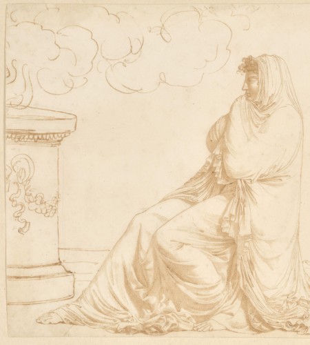 Paintings & Drawings  - A drawing by Jean-Pierre Péquignot, Girodet&#039;s friend