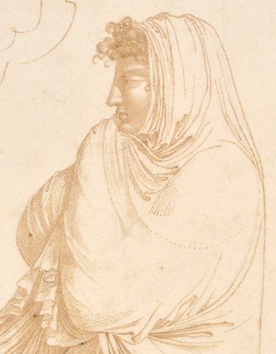 A drawing by Jean-Pierre Péquignot, Girodet&#039;s friend - 