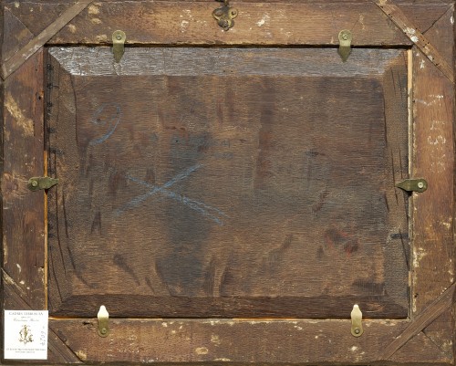  - Etude de dix chiens et d'une étole, un panneau attribué à Jan Weenix