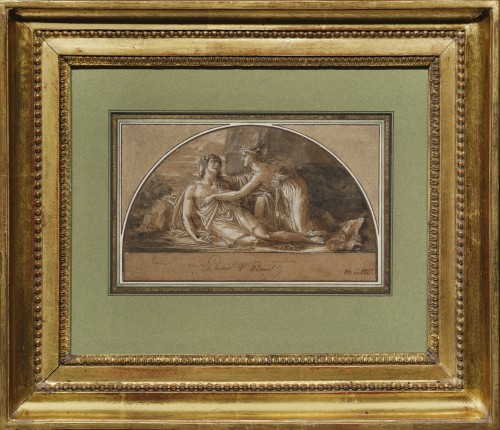 La mort d'Adonis, un dessin néo-classique de Jean-Guillaume Moitte