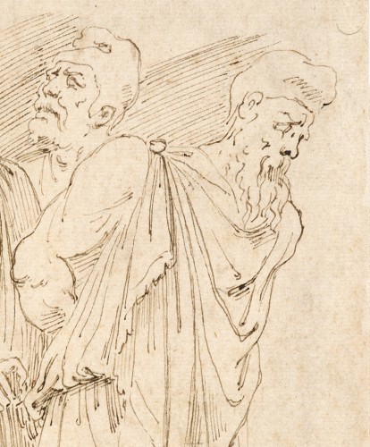 Un dessin de la période romaine de Girolamo da Carpi, d'après Polidoro da Caravaggio - Stéphane Renard Fine Art