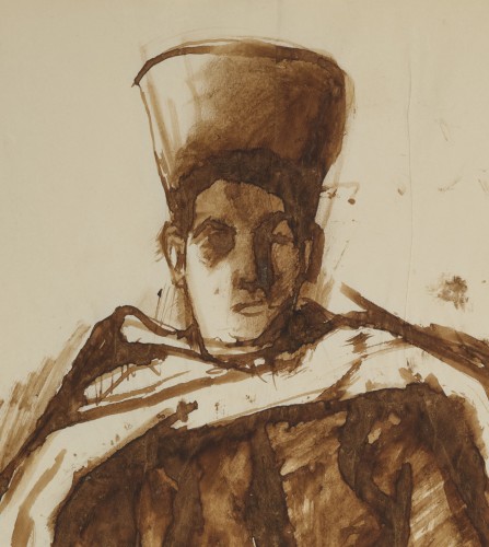 A study for the portrait of a Spahi by Pavel Tchelitchew (1930) - 