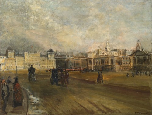 Horse Guards Parade de Jacques Emile Blanche (1920)