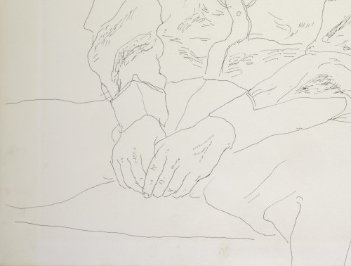 XXe siècle - Un portrait de Peter Schlesinger par David Hockney (1972)
