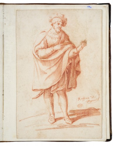 18th century - Twelve drawings of Spanish costumes attributed to Luca Giordano