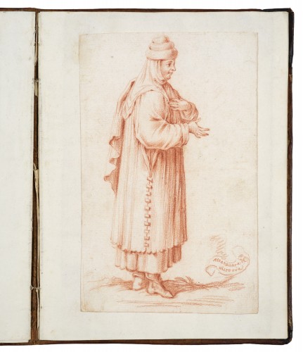 Louis XV - Twelve drawings of Spanish costumes attributed to Luca Giordano