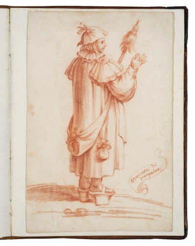 Antiquités - Twelve drawings of Spanish costumes attributed to Luca Giordano