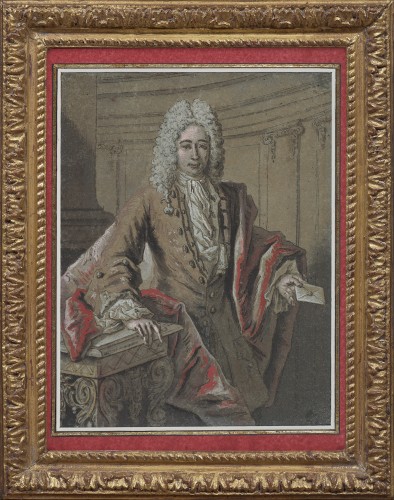 Jean-Baptiste Oudry (1686 - 1755) - Portrait d'un homme tenant une lettre