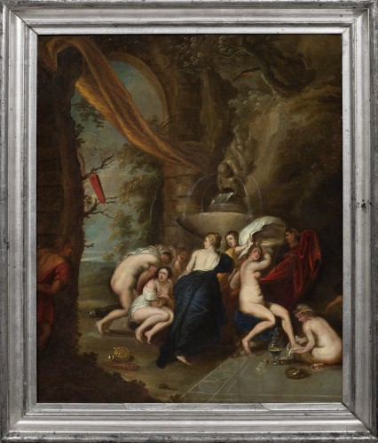 Ecole d'Anvers d'après Rubens - Le Départ de Diane et Le Bain de Diane - Stéphane Renard Fine Art