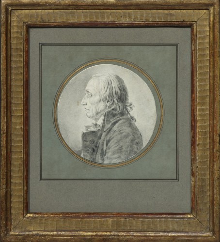 Portrait d’un homme âgé pendant la Révolution - Ecole de Jacques-Louis David
