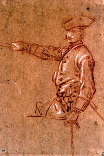 Jean-Marc Nattier (1685 - 1766) - Soldier asking for mercy - 