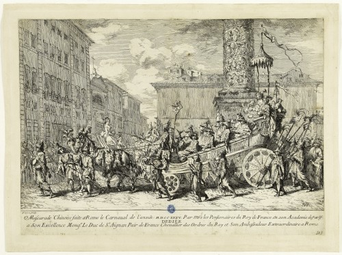 Étude pour « La Mascarade Chinoise » - Jean-Baptiste Marie Pierre (1714 – 1789) - Louis XV