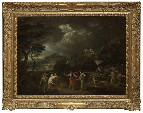 Macbeth and the three witches - Francesco Zuccarelli (1702 - 1788) - Paintings & Drawings Style 