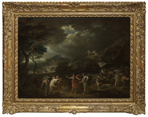 Macbeth et les trois sorcières - Francesco Zuccarelli (1702 - 1788) - Tableaux et dessins Style 