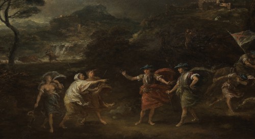 Tableaux et dessins Tableaux XVIIIe siècle - Macbeth et les trois sorcières - Francesco Zuccarelli (1702 - 1788)