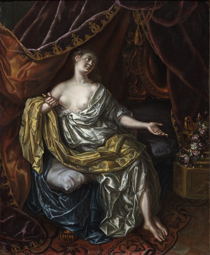 Lucrèce par Johann Franz Meskens (actif à Anvers et à Bruchsal entre 1720 et 1735)