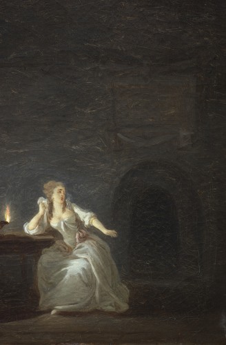 XVIIIe siècle - Le supplice de la vestale, tableau lesbien et prémonitoire - Jean-Frédéric Schall (1752-1825)